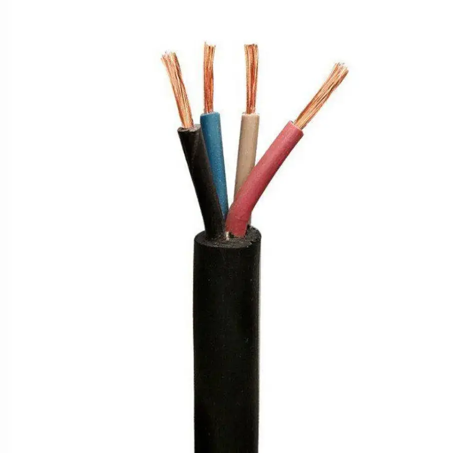 Lahek gibljiv gumijasti kabel za rudnik premoga